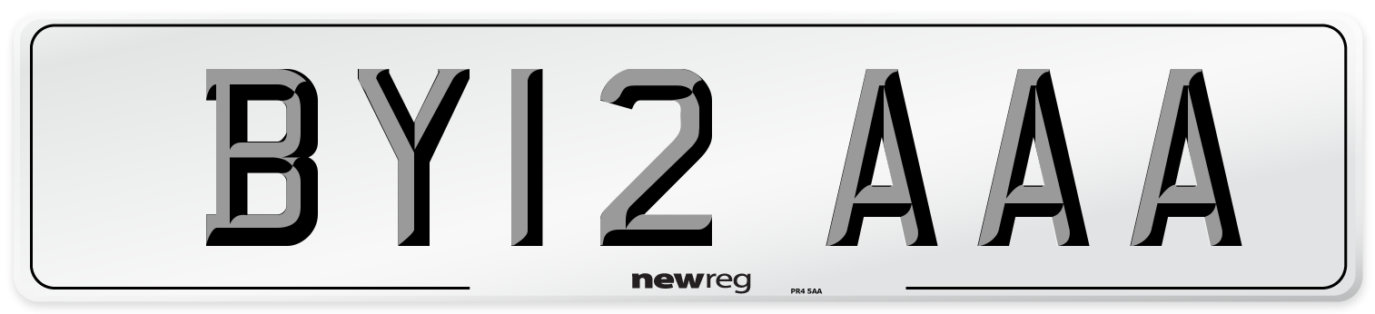 BY12 AAA Number Plate from New Reg